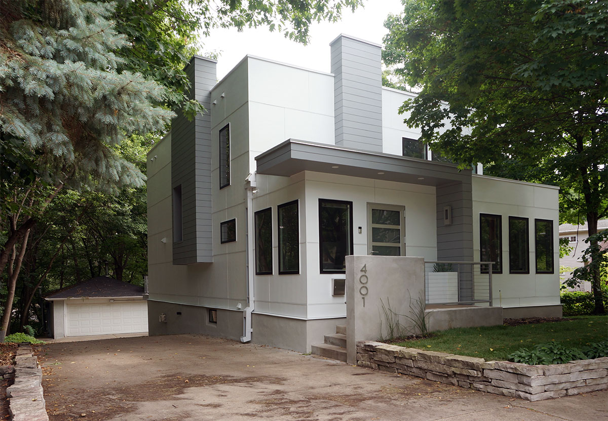 modern home exterior