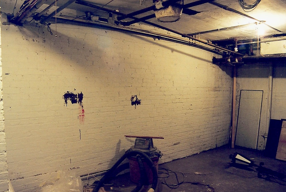 basement before the Buffie treatment